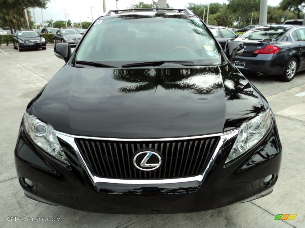 Obsidian Black 2010 Lexus RX 350 Exterior Photo #49907460