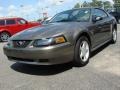 Mineral Grey Metallic 2002 Ford Mustang V6 Coupe