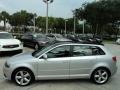 Light Silver Metallic 2007 Audi A3 3.2 quattro Exterior