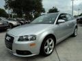 Light Silver Metallic 2007 Audi A3 3.2 quattro Exterior