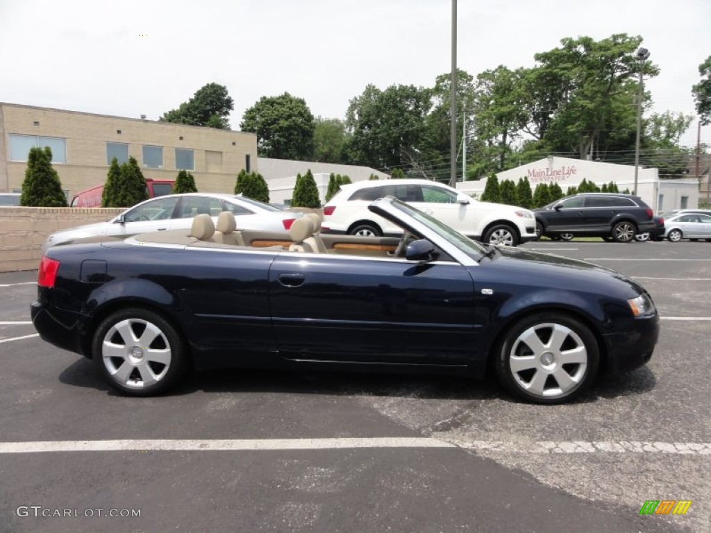 2006 A4 1.8T Cabriolet - Moro Blue Pearl Effect / Ebony photo #7