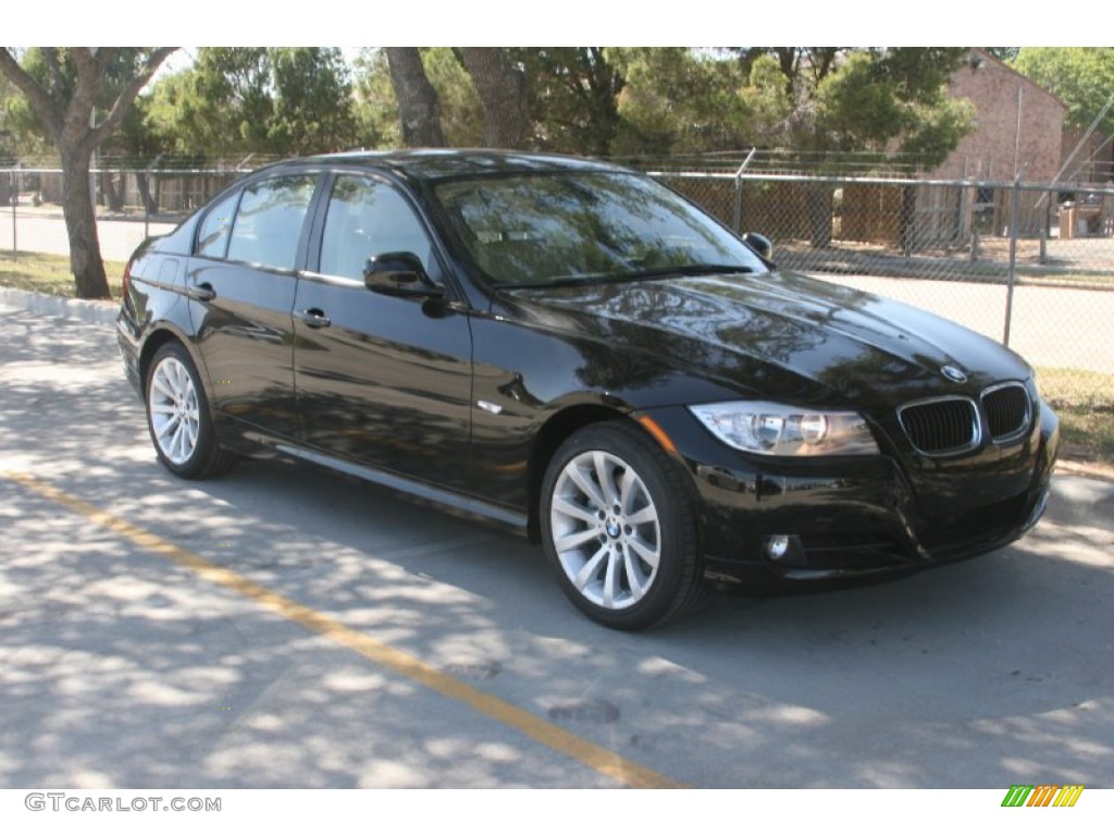 2011 3 Series 328i Sedan - Jet Black / Beige Dakota Leather photo #10