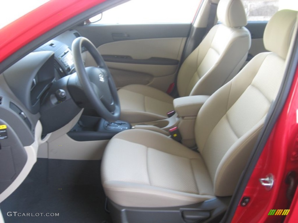 Beige Interior 2011 Hyundai Elantra Touring GLS Photo #49908942
