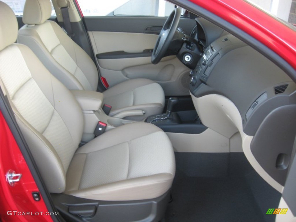 Beige Interior 2011 Hyundai Elantra Touring GLS Photo #49909011
