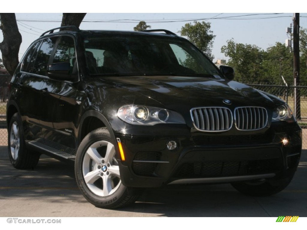 2012 X5 xDrive50i - Black Sapphire Metallic / Black photo #1