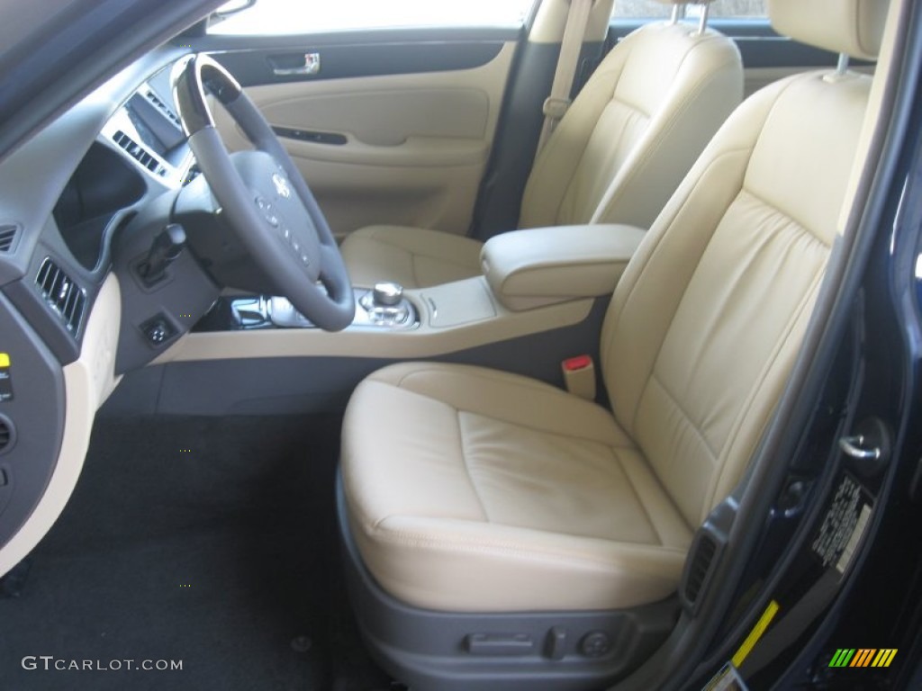Cashmere Interior 2011 Hyundai Genesis 4.6 Sedan Photo #49909269