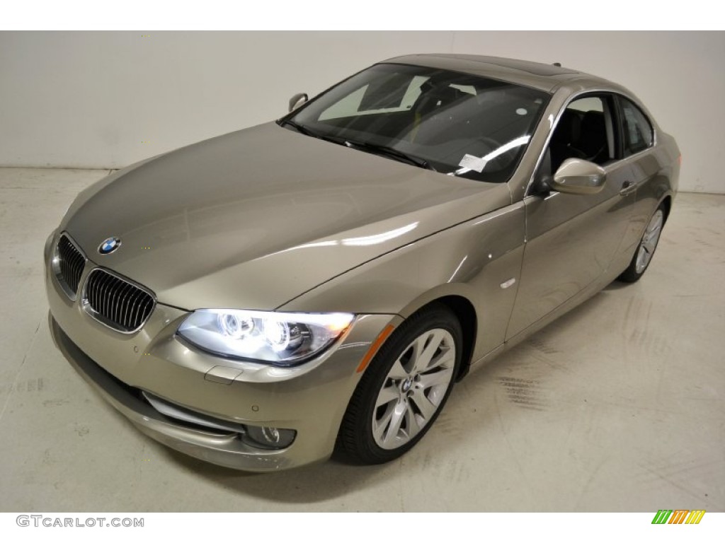 2011 3 Series 328i Coupe - Platinum Bronze Metallic / Black photo #8