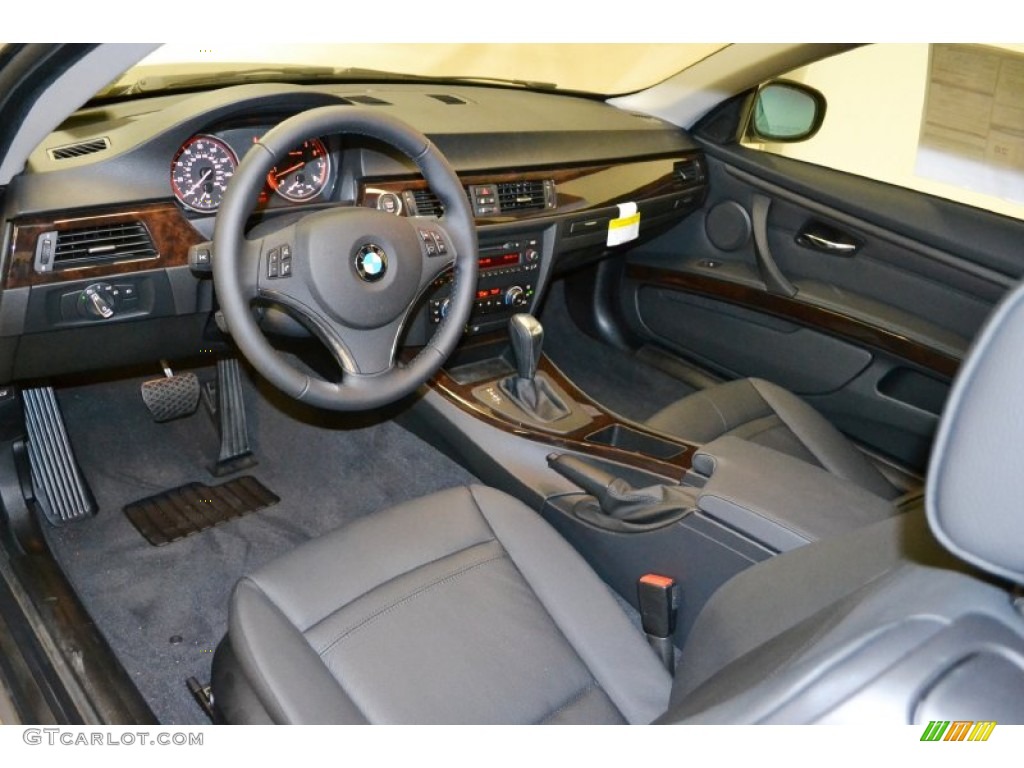 Black Interior 2011 BMW 3 Series 328i Coupe Photo #49909680