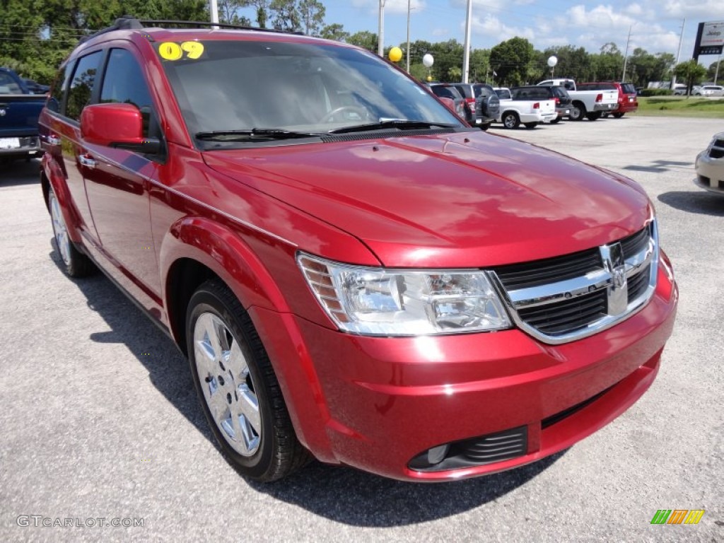 Inferno Red Crystal Pearl 2009 Dodge Journey SXT Exterior Photo #49909797