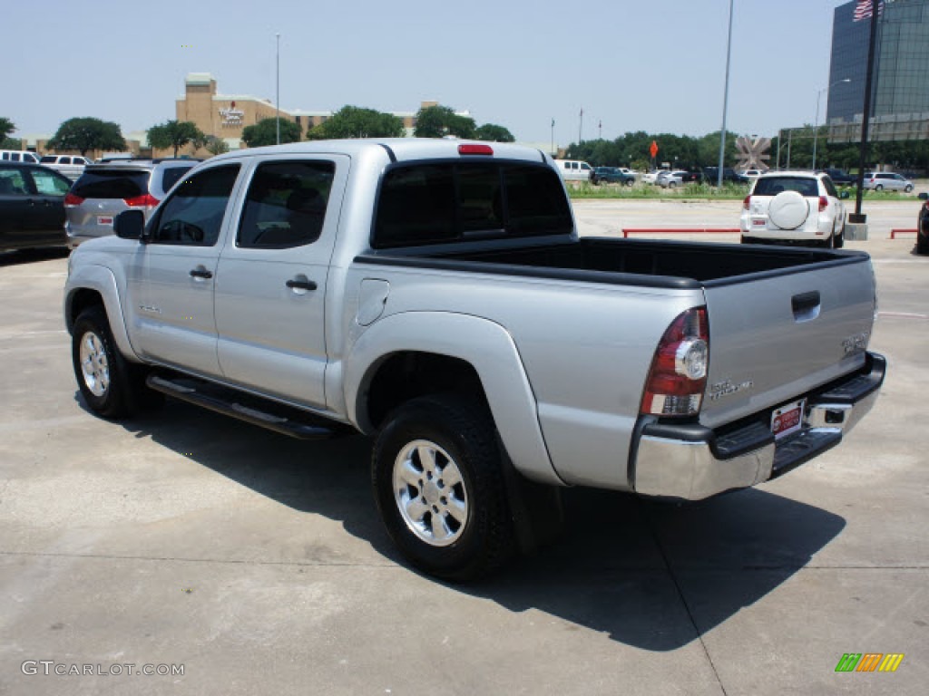 2009 Tacoma V6 SR5 PreRunner Double Cab - Silver Streak Mica / Graphite Gray photo #3