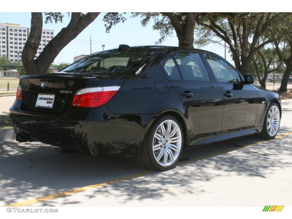 Jet Black 2008 BMW 5 Series 550i Sedan Exterior Photo #49911018
