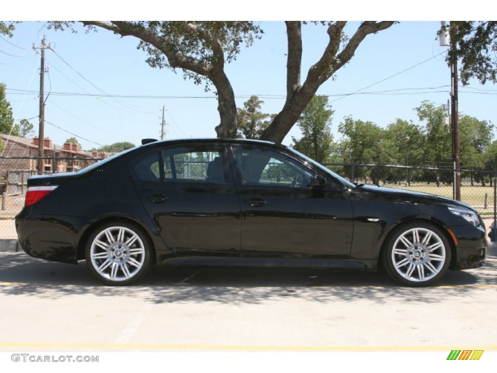 Jet Black 2008 BMW 5 Series 550i Sedan Exterior Photo #49911102