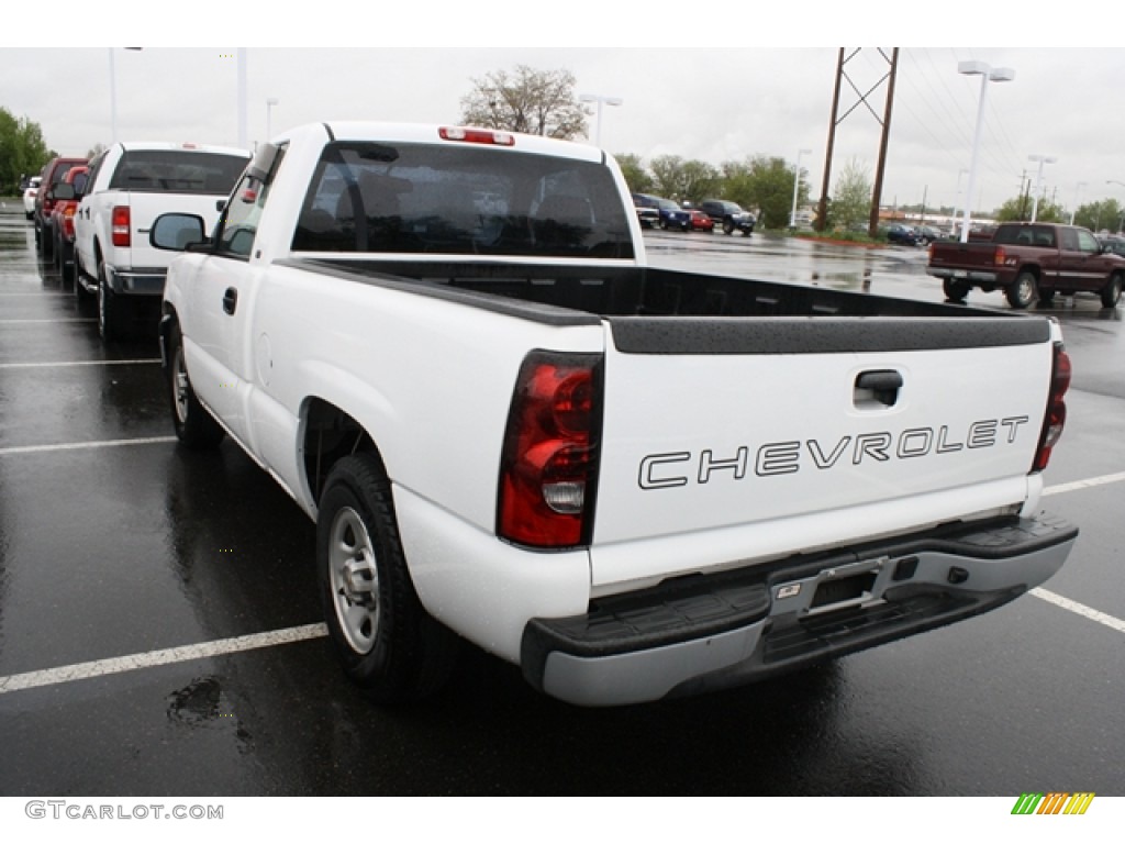 2004 Silverado 1500 Regular Cab - Summit White / Dark Charcoal photo #3