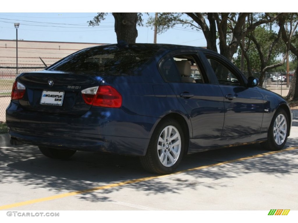 2006 3 Series 325i Sedan - Mystic Blue Metallic / Beige photo #3