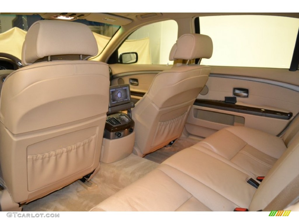 2008 7 Series 750Li Sedan - Alpine White / Cream Beige photo #22