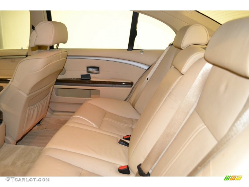 2008 7 Series 750Li Sedan - Alpine White / Cream Beige photo #23