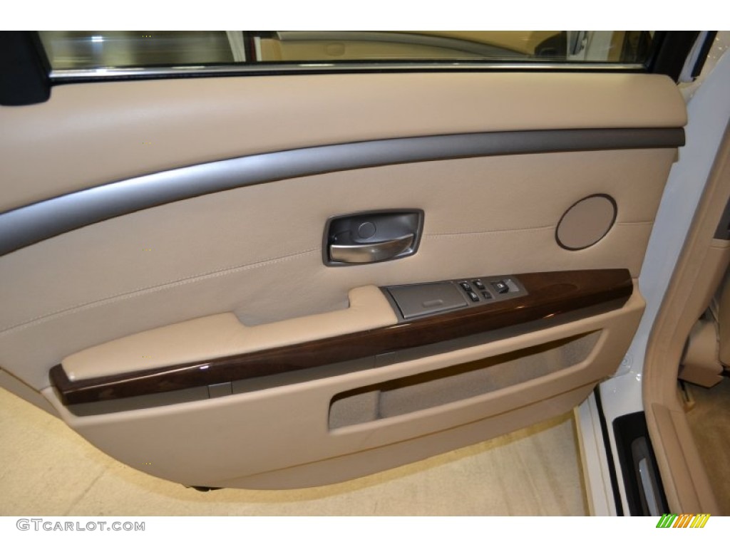 2008 7 Series 750Li Sedan - Alpine White / Cream Beige photo #26