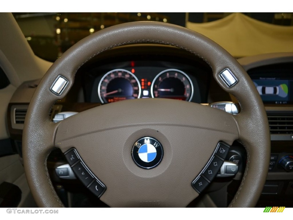 2008 7 Series 750Li Sedan - Alpine White / Cream Beige photo #30