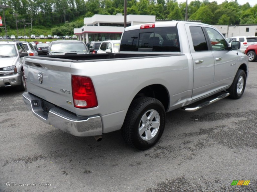 2009 Ram 1500 SLT Quad Cab 4x4 - Bright Silver Metallic / Dark Slate/Medium Graystone photo #6