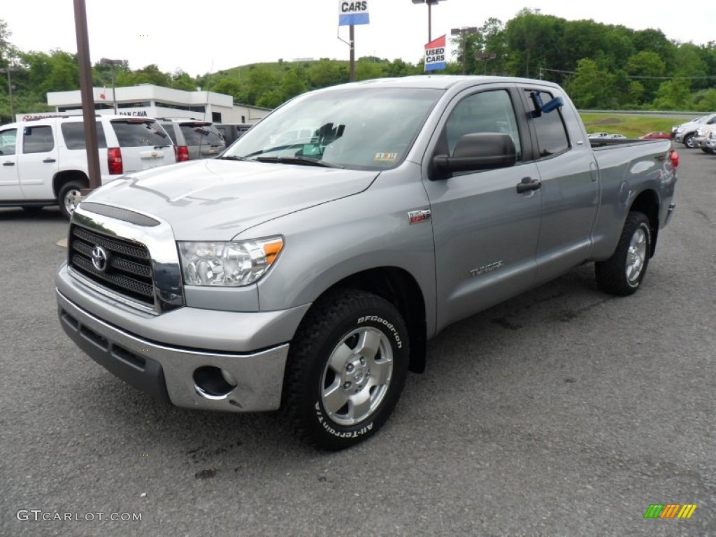 2008 Tundra SR5 TRD Double Cab 4x4 - Silver Sky Metallic / Graphite Gray photo #3