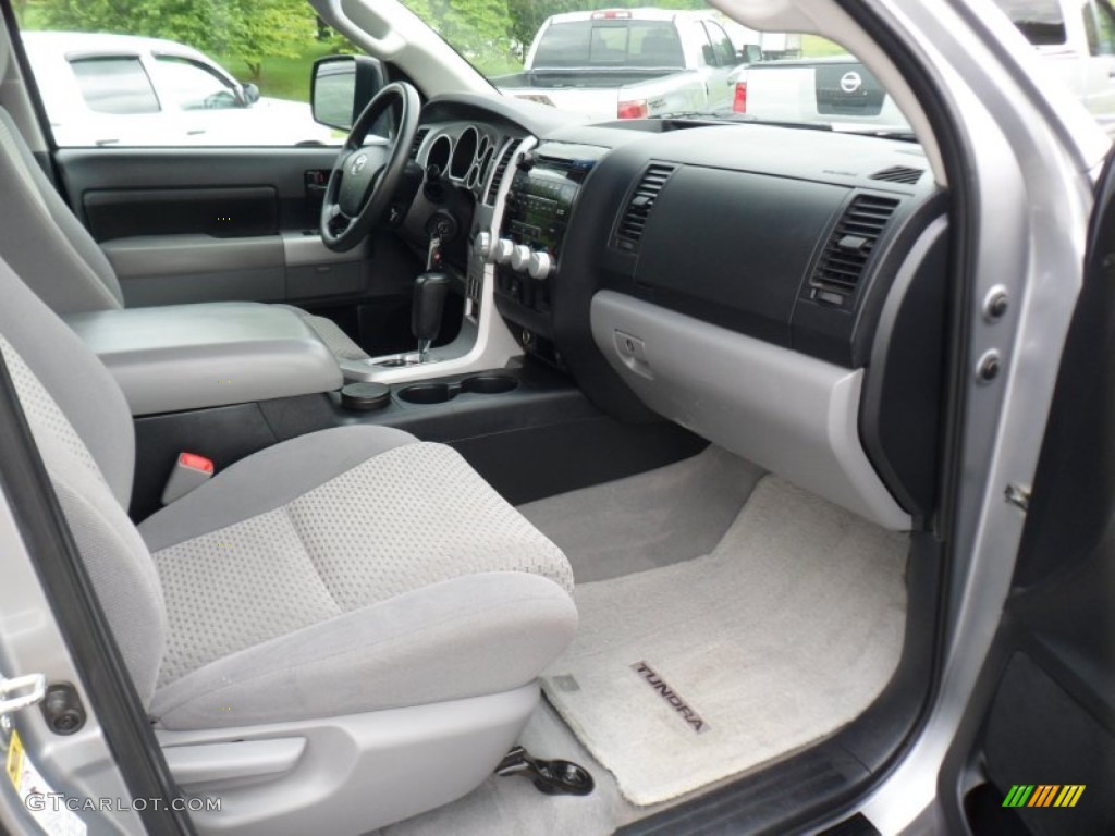 2008 Tundra SR5 TRD Double Cab 4x4 - Silver Sky Metallic / Graphite Gray photo #10