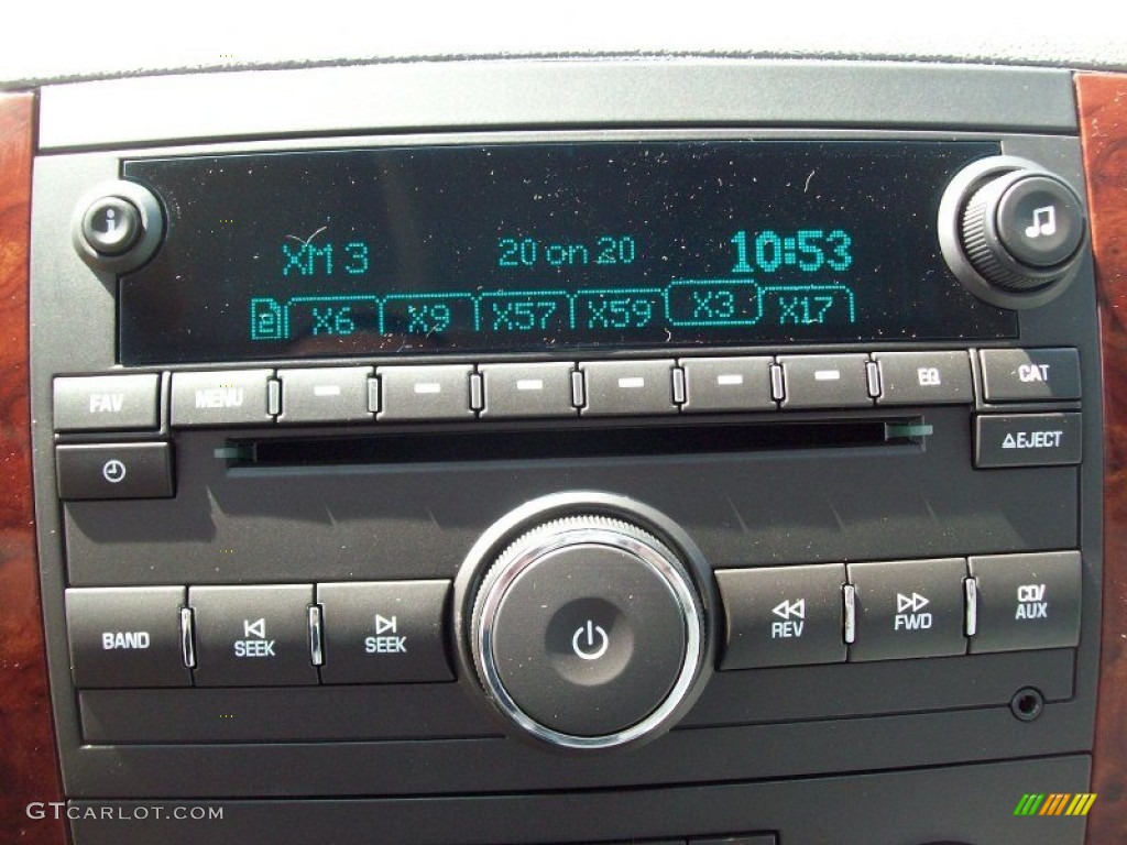 2011 Silverado 1500 LTZ Extended Cab 4x4 - Black / Light Titanium/Dark Titanium photo #7