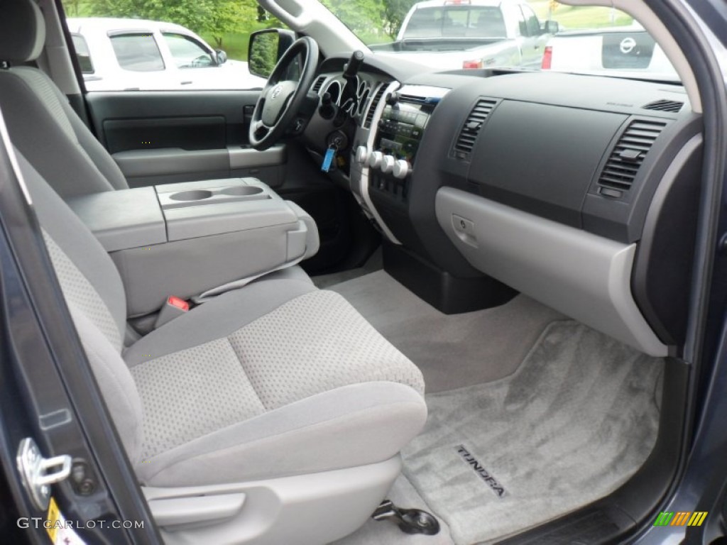 Graphite Gray Interior 2007 Toyota Tundra SR5 Double Cab 4x4 Photo #49914978