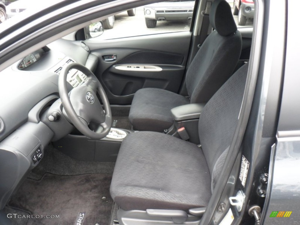 Dark Charcoal Interior 2008 Toyota Yaris Sedan Photo #49915116