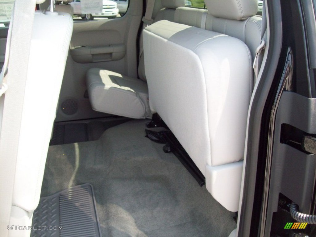 2011 Silverado 1500 LTZ Extended Cab 4x4 - Black / Light Titanium/Dark Titanium photo #30