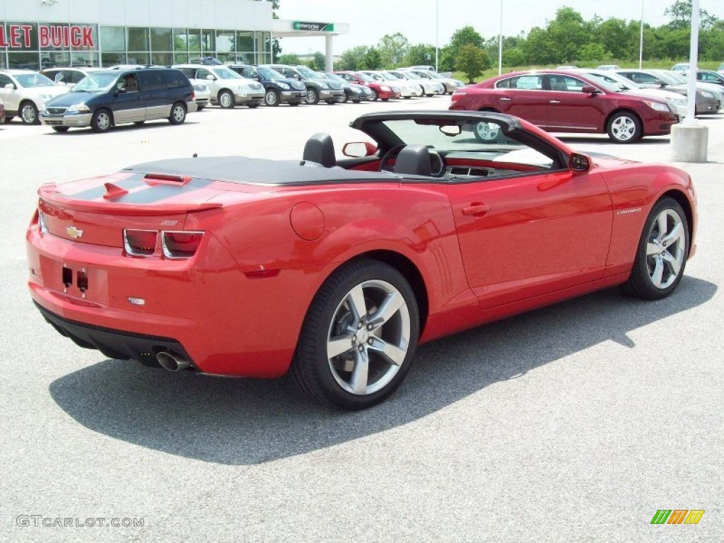 Inferno Orange Metallic 2011 Chevrolet Camaro SS/RS Convertible Exterior Photo #49915518