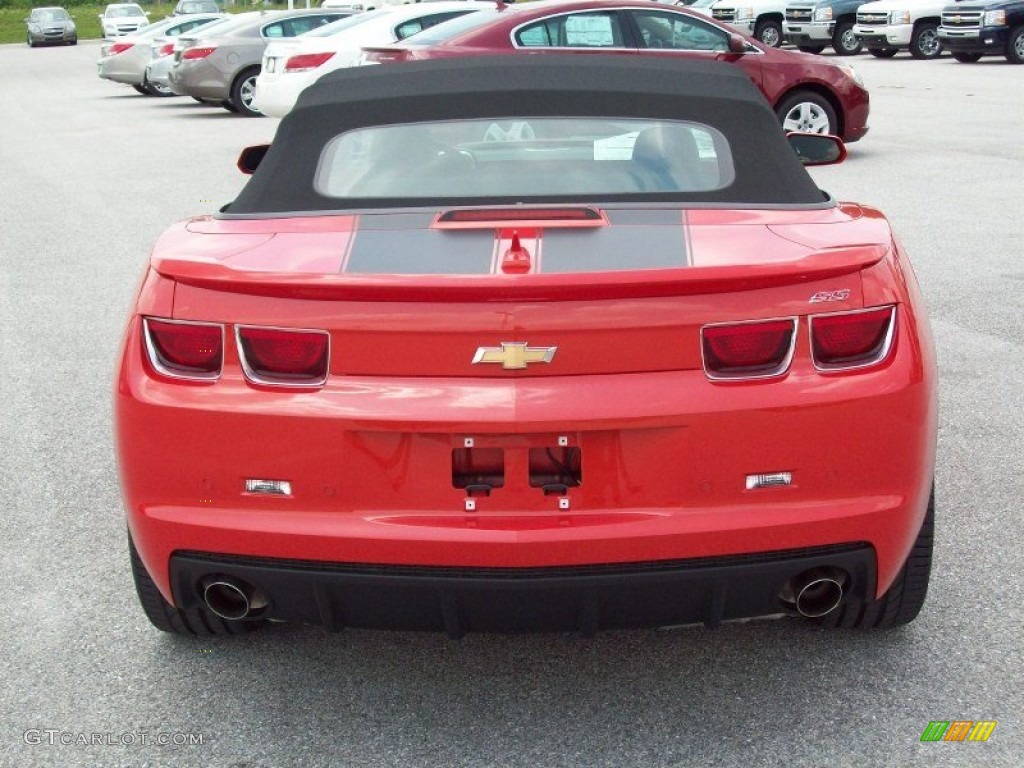 Inferno Orange Metallic 2011 Chevrolet Camaro SS/RS Convertible Exterior Photo #49915572