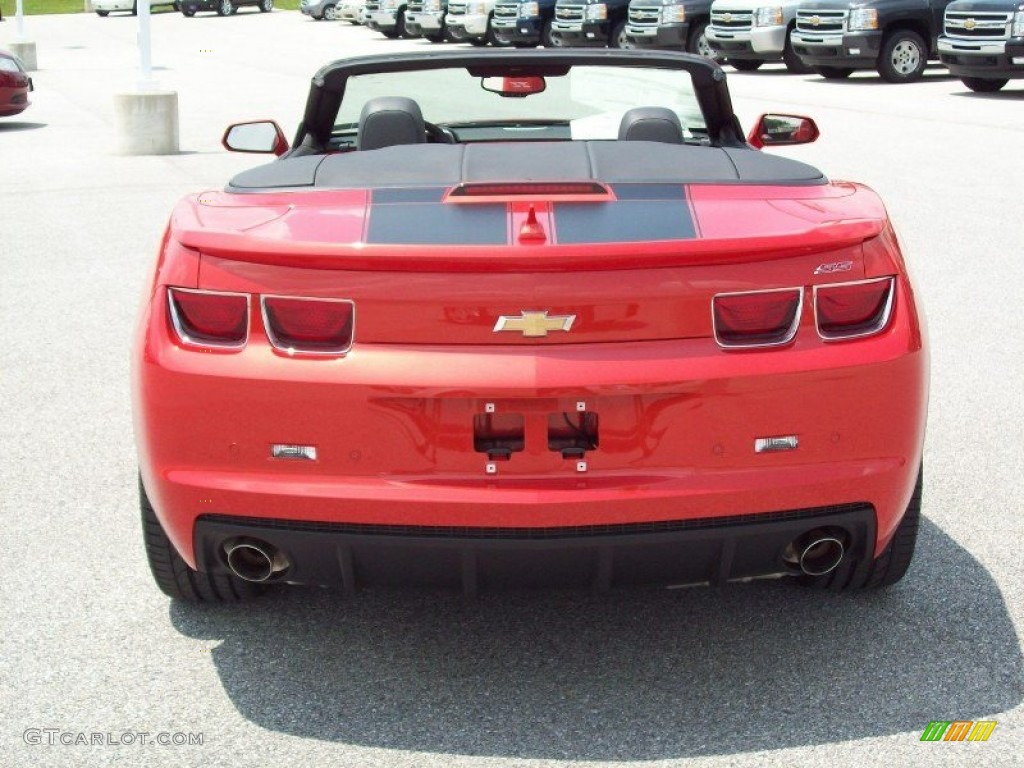 Inferno Orange Metallic 2011 Chevrolet Camaro SS/RS Convertible Exterior Photo #49915578