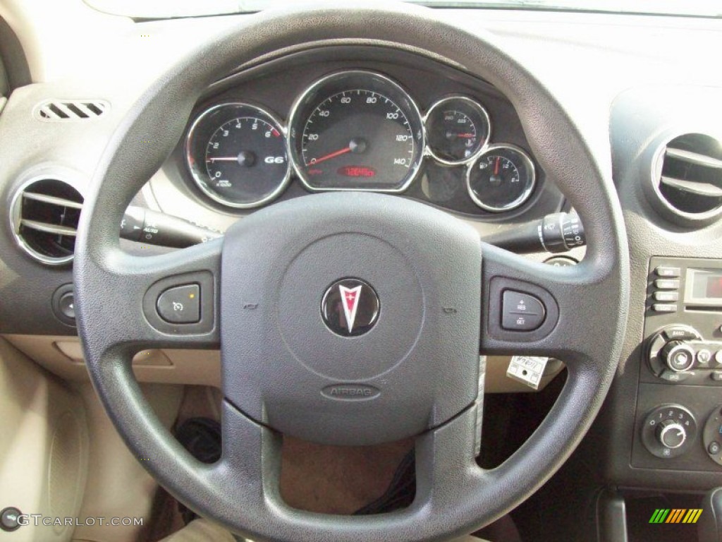 2006 G6 V6 Sedan - Ivory White / Light Taupe photo #23