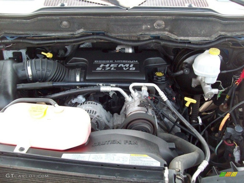 2004 Dodge Ram 2500 SLT Quad Cab 4x4 5.7 Liter HEMI OHV 16-Valve V8 Engine Photo #49915770