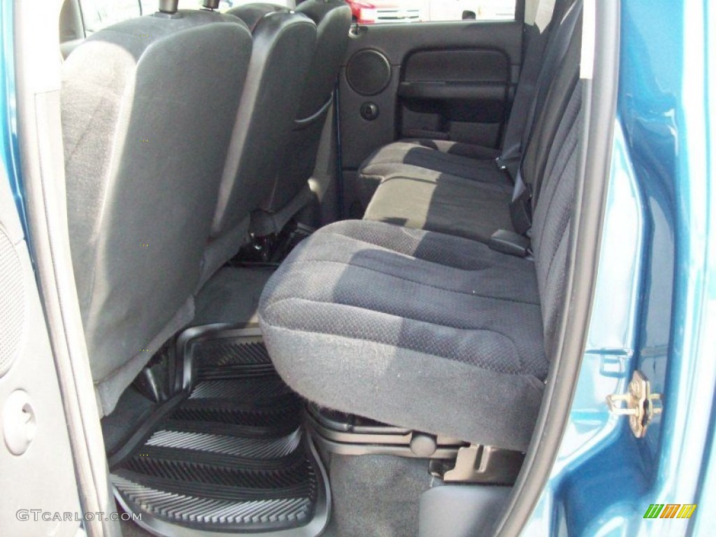 Dark Slate Gray Interior 2004 Dodge Ram 2500 SLT Quad Cab 4x4 Photo #49915797