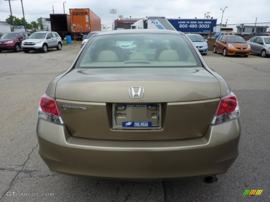 2008 Accord EX Sedan - Bold Beige Metallic / Ivory photo #3