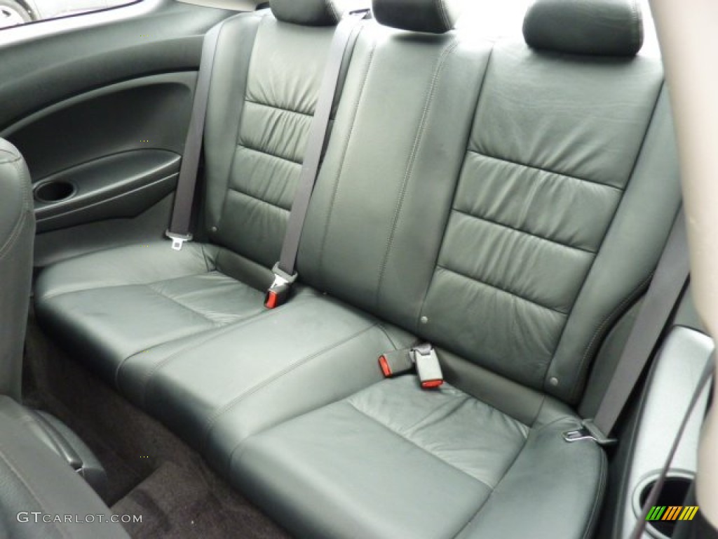 Black Interior 2008 Honda Accord EX-L Coupe Photo #49915986