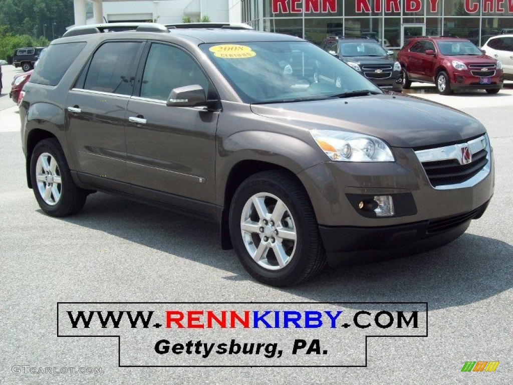 2008 Outlook XR AWD - Cocoa / Tan photo #1