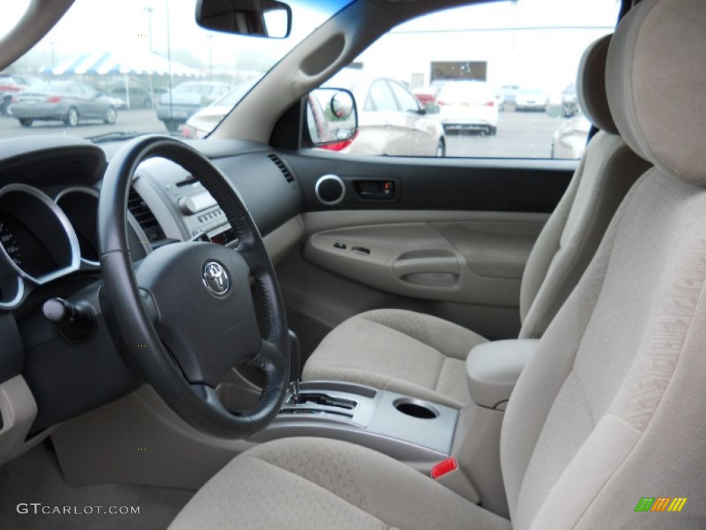 Taupe Interior 2007 Toyota Tacoma Access Cab Photo #49916319