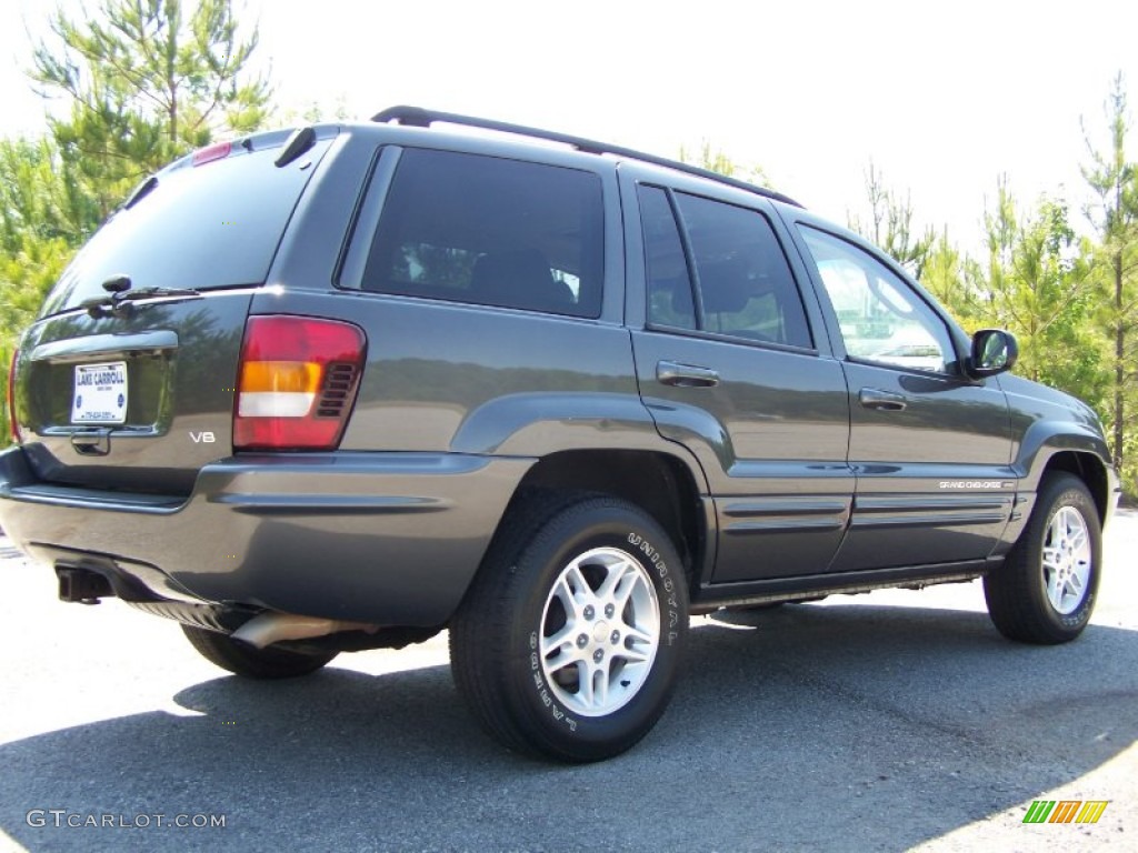 2002 Grand Cherokee Limited 4x4 - Graphite Metallic / Sandstone photo #4