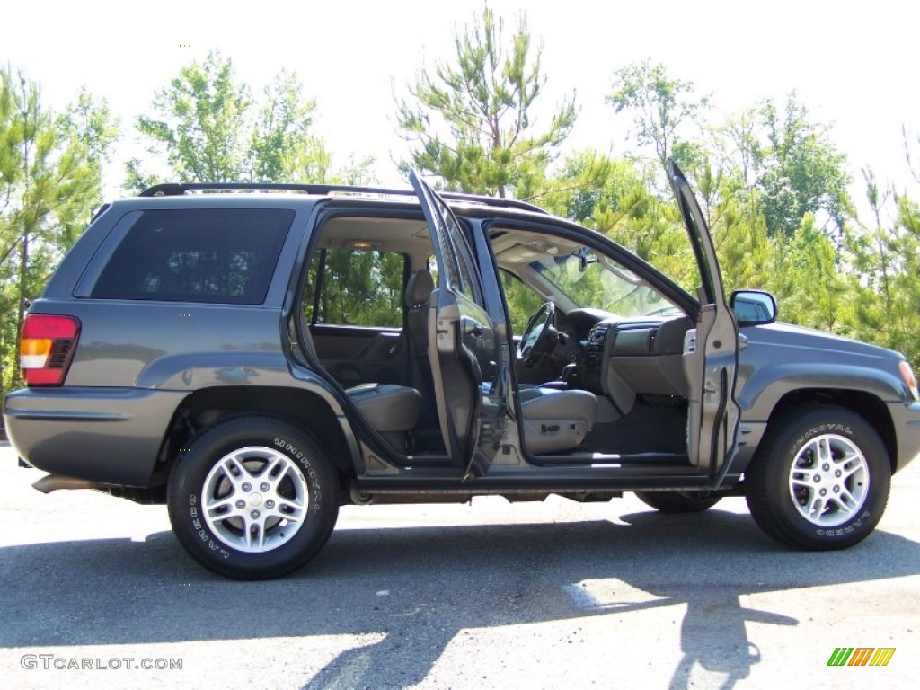 2002 Grand Cherokee Limited 4x4 - Graphite Metallic / Sandstone photo #11