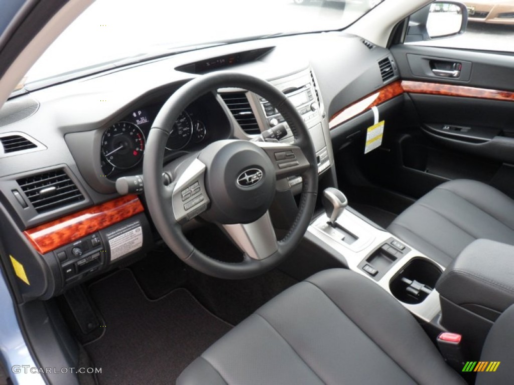 Off Black Interior 2011 Subaru Outback 2.5i Limited Wagon Photo #49919649