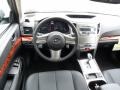 Off Black 2011 Subaru Outback 2.5i Limited Wagon Interior Color