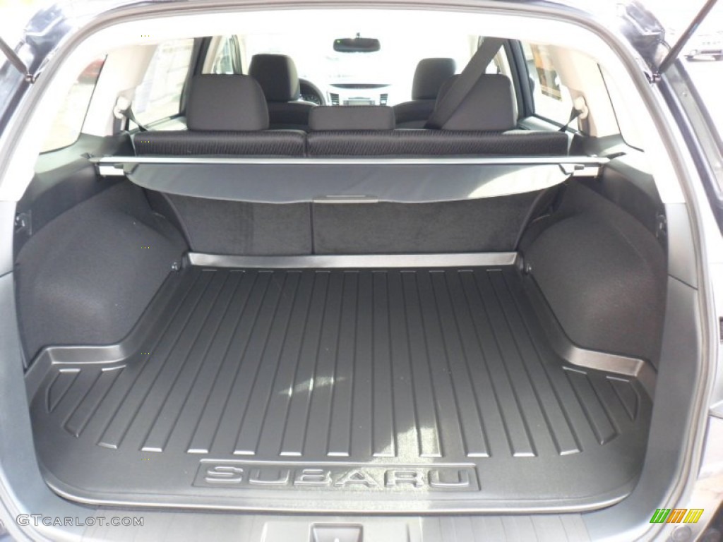2011 Outback 2.5i Premium Wagon - Graphite Gray Metallic / Off Black photo #16