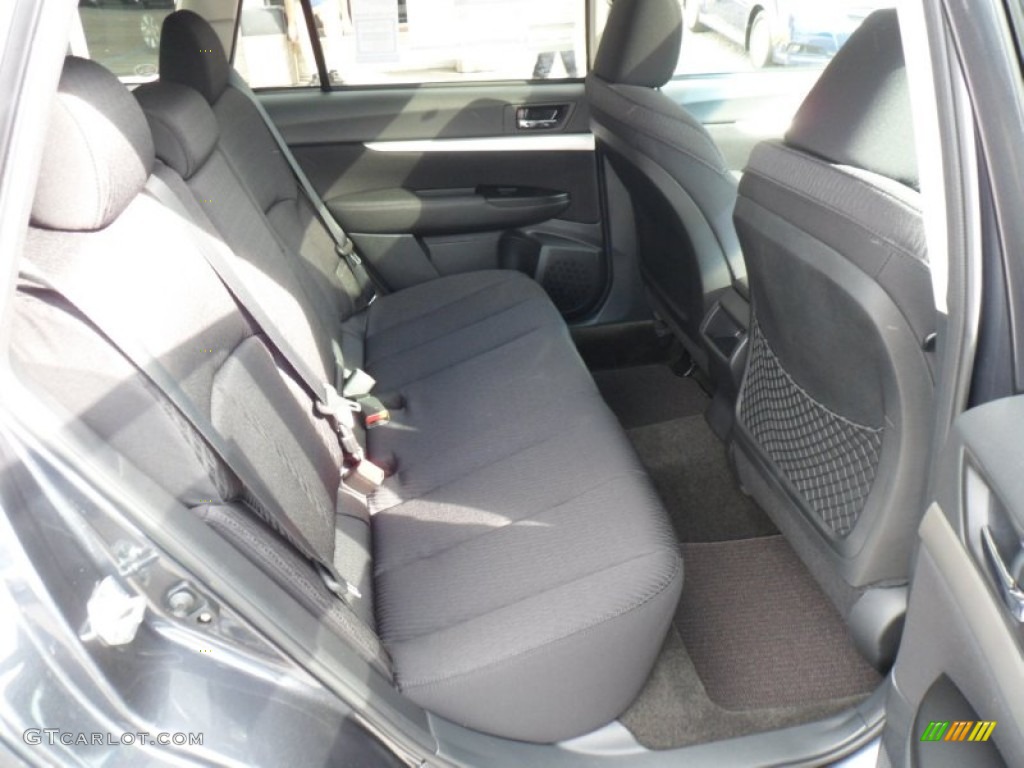 2011 Outback 2.5i Premium Wagon - Graphite Gray Metallic / Off Black photo #17