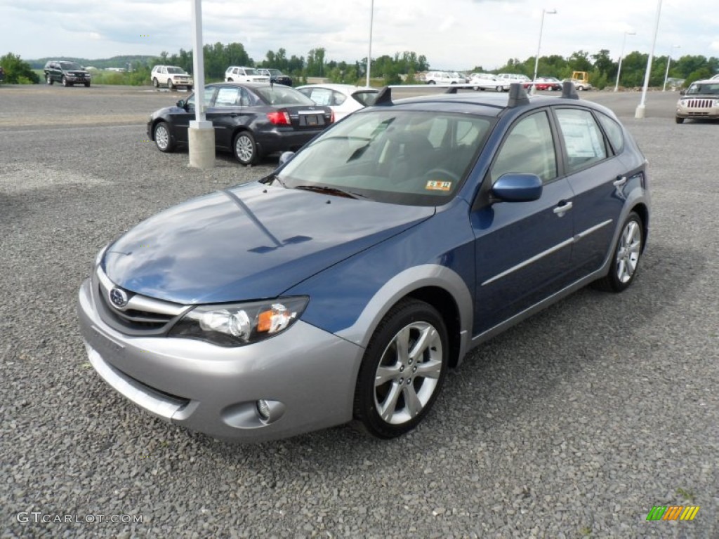 Marine Blue Pearl 2011 Subaru Impreza Outback Sport Wagon Exterior Photo #49919932