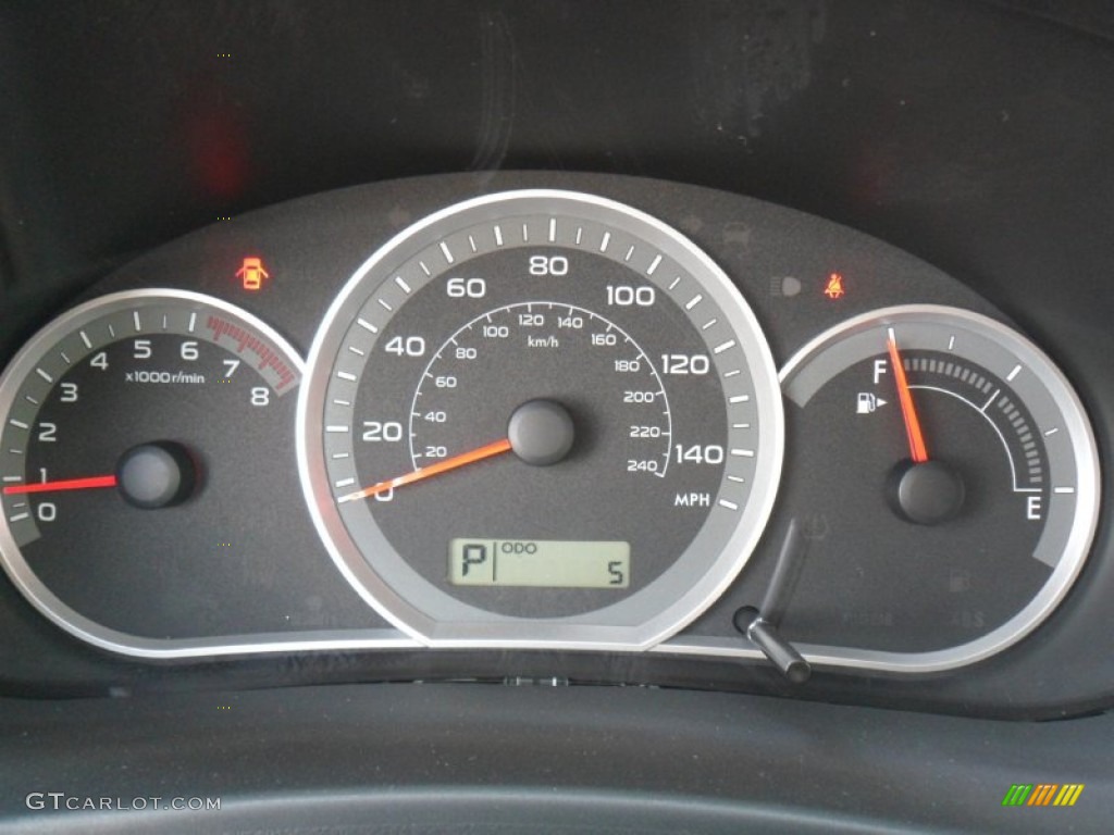 2011 Subaru Impreza 2.5i Premium Wagon Gauges Photo #49920031