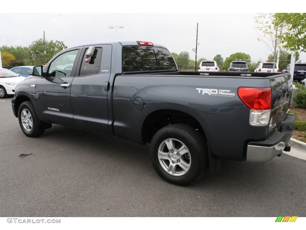 2010 Tundra Limited Double Cab 4x4 - Slate Gray Metallic / Graphite Gray photo #3