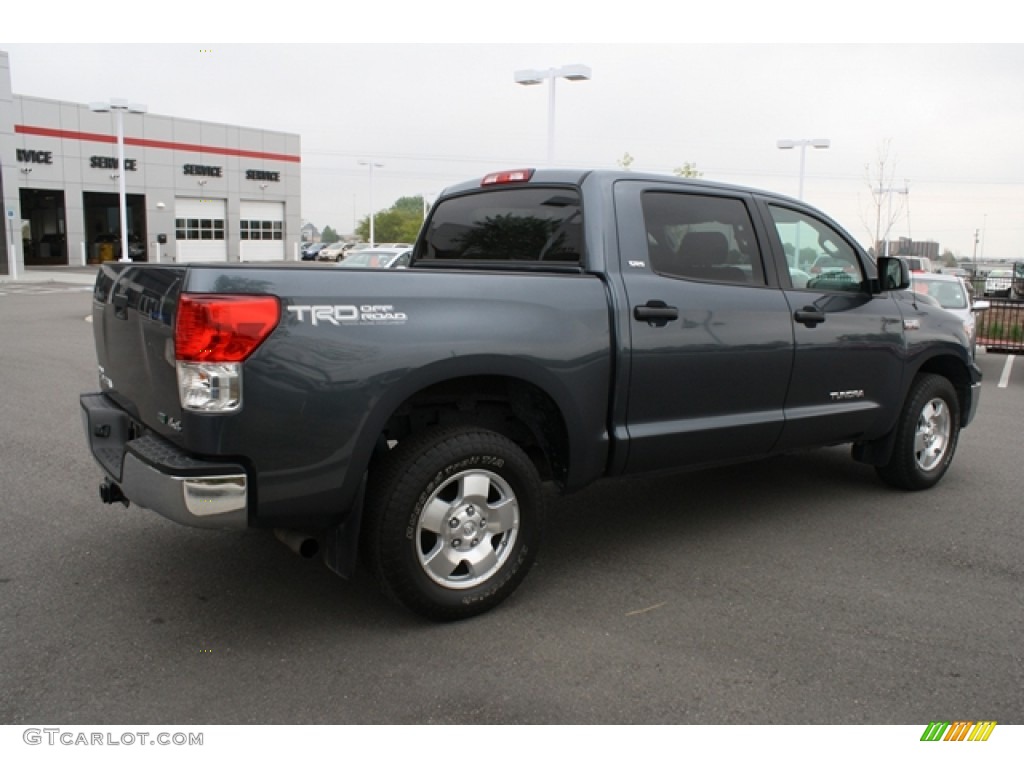 2010 Tundra TRD CrewMax 4x4 - Slate Gray Metallic / Black photo #2