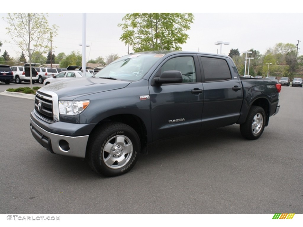 2010 Tundra TRD CrewMax 4x4 - Slate Gray Metallic / Black photo #4